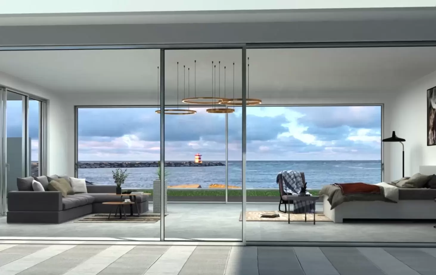 GR140极窄边框全景设计推拉系统